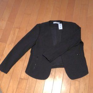 NWT Rickis black blazer zipper detail XL